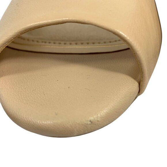 Alex Marie Darynn Women's Beige Leather Open Toe Dress Shoes SZ 8.5M w/ Box - Picture 7 of 7